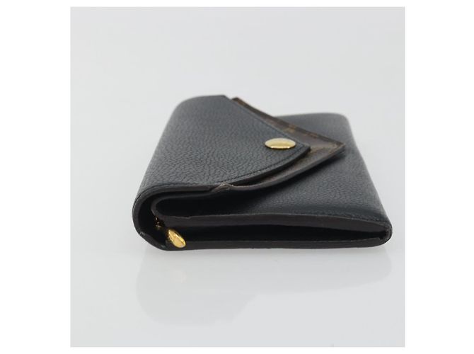 LOUIS VUITTON Monogram Portefeuille Duble V Wallet Black M64319 LV Auth am12337V Nero - vista 5