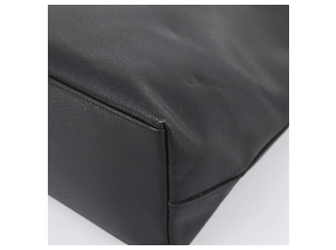 Borsa a tracolla GUCCI Bamboo in pelle nera e oro 001 1013 1881 Auth ka5766 Nero D'oro - vista 10