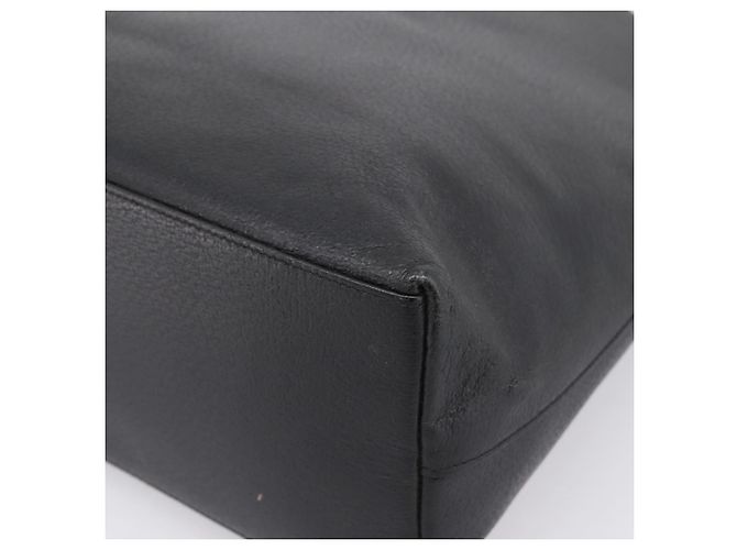 Borsa a tracolla GUCCI Bamboo in pelle nera e oro 001 1013 1881 Auth ka5766 Nero D'oro - vista 12