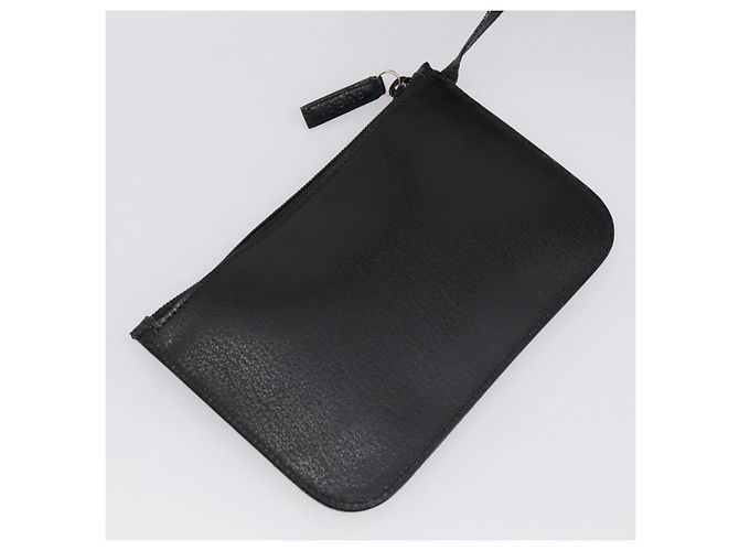 Borsa a tracolla GUCCI Bamboo in pelle nera e oro 001 1013 1881 Auth ka5766 Nero D'oro - vista 18