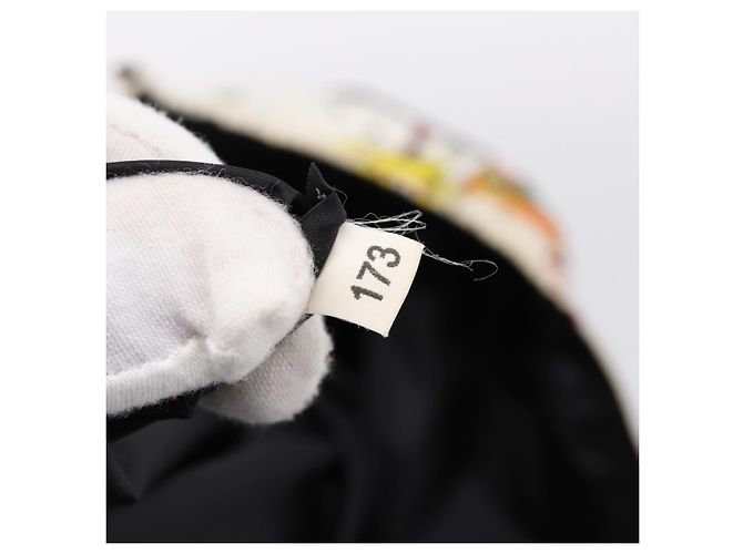 Borsa Tote PRADA Nylon Ivory Black Auth 198485A Nero Crudo - vista 20