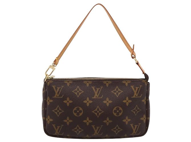 LOUIS VUITTON Monogram Pochette Accessoires Pouch M51980 LV Auth am12318V Monogramma - vista 2