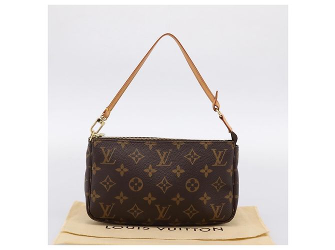 LOUIS VUITTON Monogram Pochette Accessoires Pouch M51980 LV Auth am12318V Monogramma - vista 21