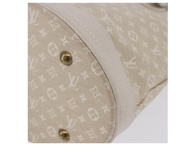 Borsa LOUIS VUITTON Monogram Mini Lin Bucket PM Bianca Dunne M95316 Auth ep15674V Bianco - vista 11