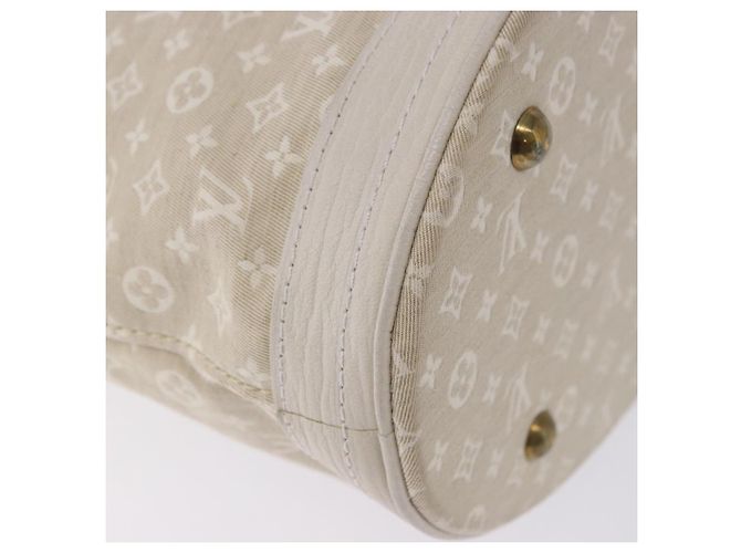 Borsa LOUIS VUITTON Monogram Mini Lin Bucket PM Bianca Dunne M95316 Auth ep15674V Bianco - vista 12