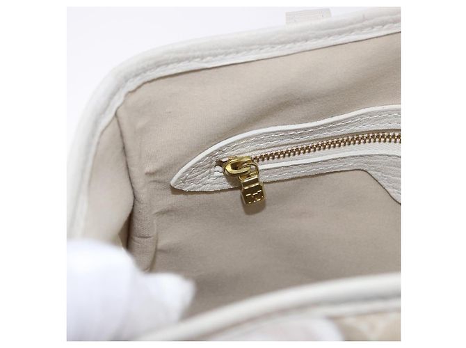 Borsa LOUIS VUITTON Monogram Mini Lin Bucket PM Bianca Dunne M95316 Auth ep15674V Bianco - vista 18