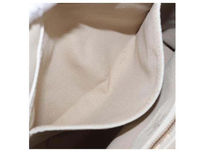 Borsa LOUIS VUITTON Monogram Mini Lin Bucket PM Bianca Dunne M95316 Auth ep15674V Bianco - vista 20