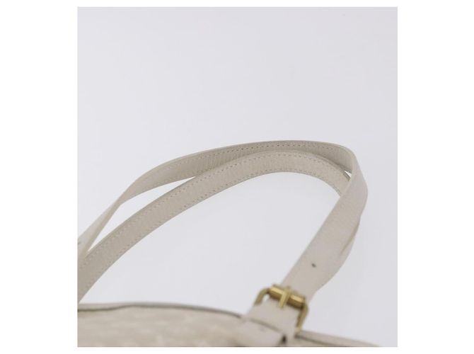 Borsa LOUIS VUITTON Monogram Mini Lin Bucket PM Bianca Dunne M95316 Auth ep15674V Bianco - vista 8