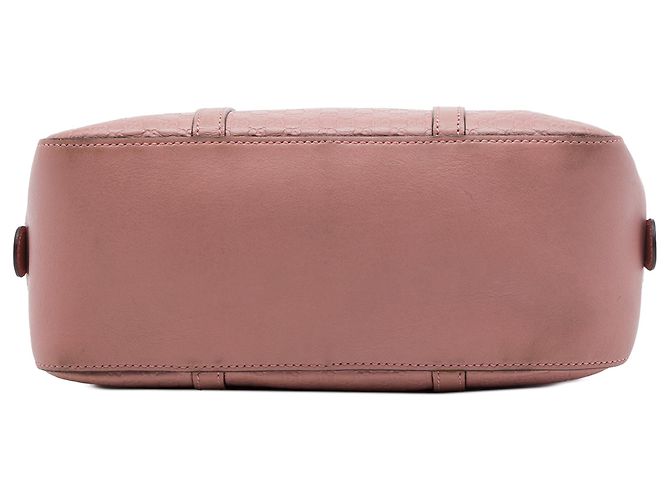 Borsa Satchel Gucci Small Microguccissima Rosa - vista 3