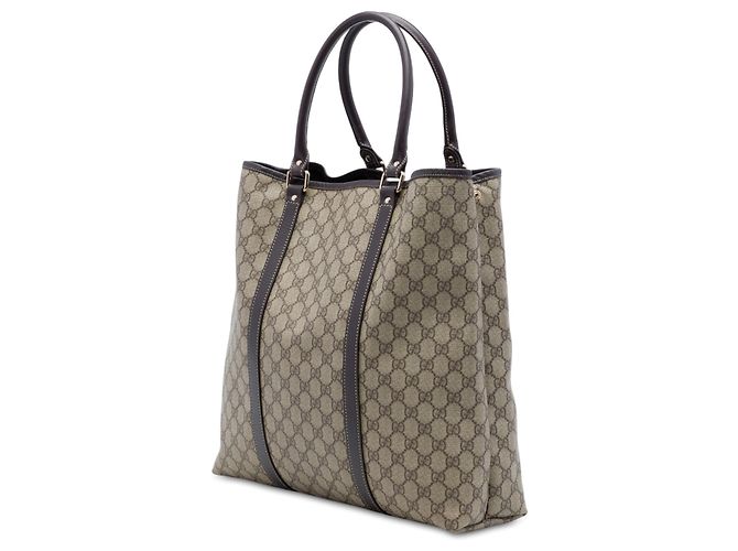 Tote Verticale Gucci GG Supreme Joy Beige - vista 2