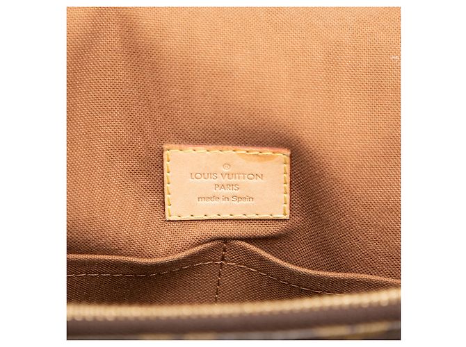 Borsa a tracolla Louis Vuitton Monogram Abbesses Marrone - vista 5