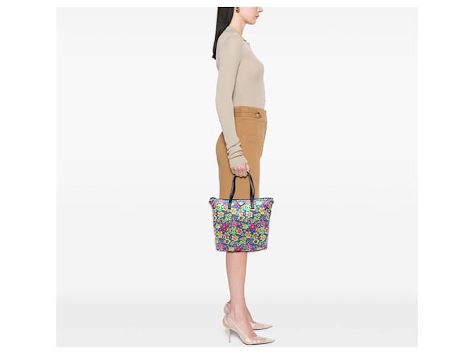 Borsa Prada Tessuto Stampato Blu - vista 7