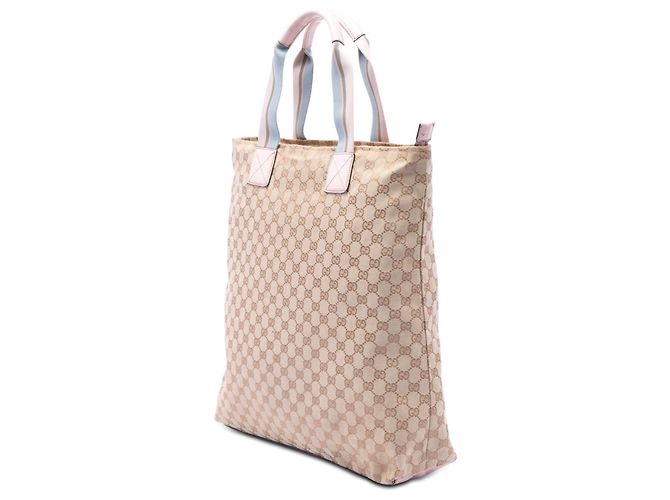 Tote Verticale Gucci GG Canvas Web beige - vista 2