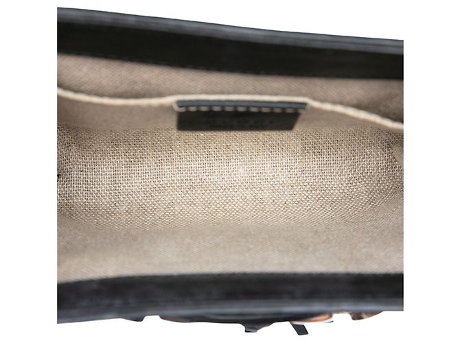 Borsa a tracolla Gucci Mini Microguccissima Emily Nera Nero - vista 4