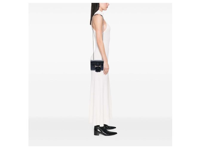 Borsa a tracolla Gucci Mini Microguccissima Emily Nera Nero - vista 6