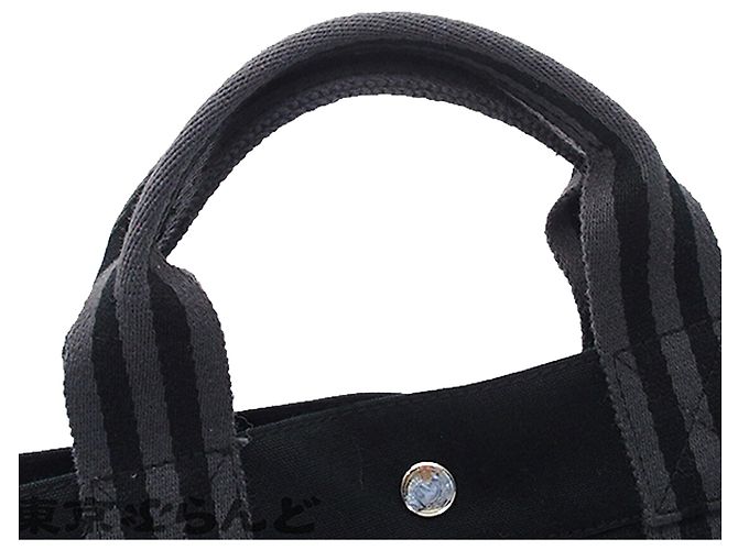 Black Hermès Canvas Fourre Tout MM Tote Bag - view 14