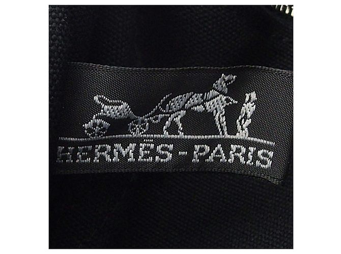 Black Hermès Canvas Fourre Tout MM Tote Bag - view 5