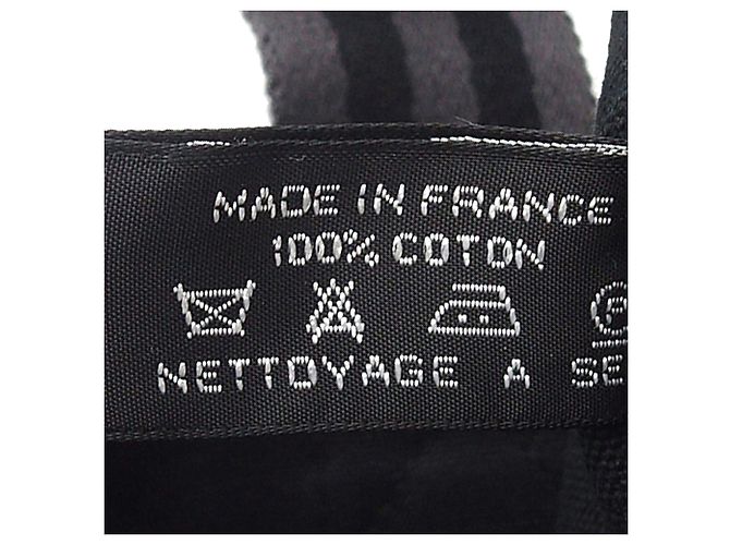 Black Hermès Canvas Fourre Tout MM Tote Bag - view 6