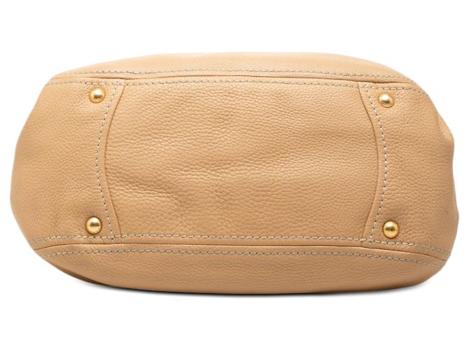 Borsa Tote Prada Vitello Daino Beige - vista 3