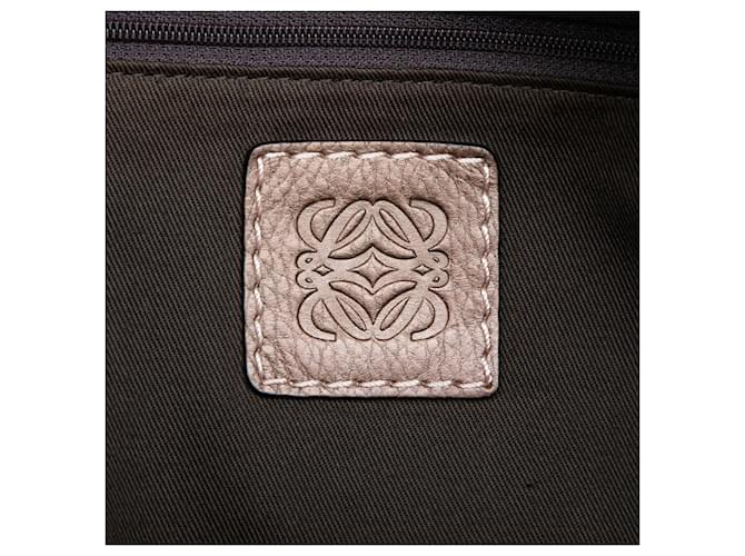 Tote LOEWE Anagram Canvas Marrone - vista 5