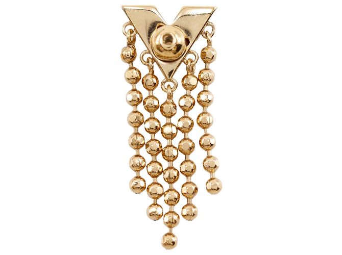 Orecchini a pressione Louis Vuitton Gold Plated Essentials V Skin D'oro - vista 9
