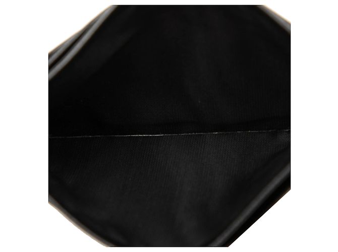 Tarjetero Chanel CC de piel de becerro granulada negra Negro - vista 4