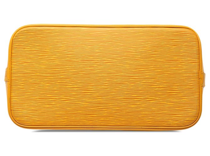 Borsa a mano Louis Vuitton Epi Alma PM Gialla Giallo - vista 3