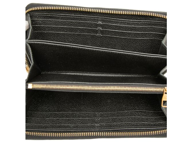 Cartera Larga Zippy Louis Vuitton Monogram Empreinte Whipstitch Negra Negro - vista 4