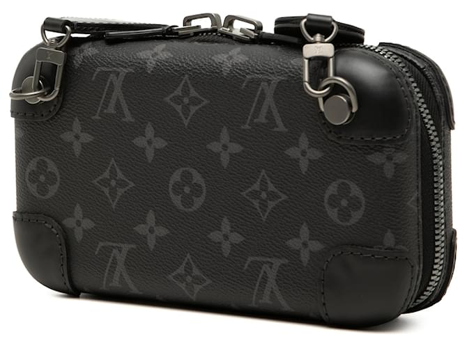 Borsa a pochette e tracolla Louis Vuitton Monogram Eclipse Horizon Nera Nero - vista 2