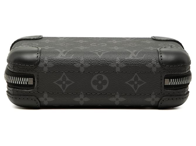 Borsa a pochette e tracolla Louis Vuitton Monogram Eclipse Horizon Nera Nero - vista 3