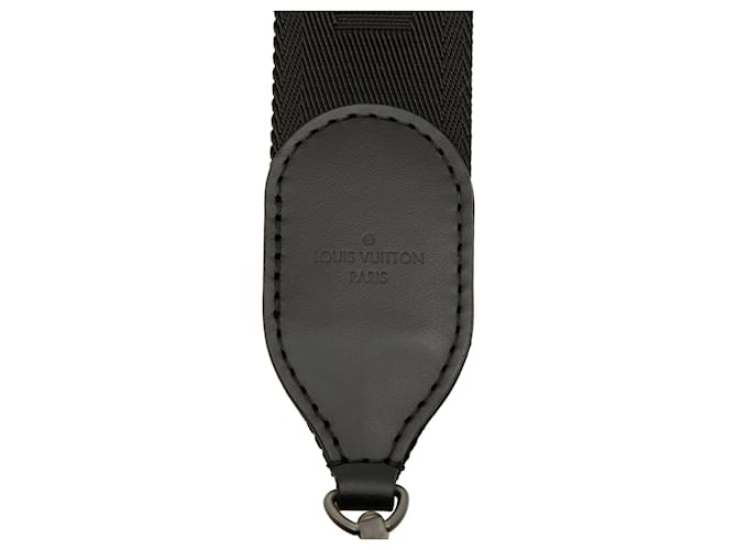 Borsa a pochette e tracolla Louis Vuitton Monogram Eclipse Horizon Nera Nero - vista 5