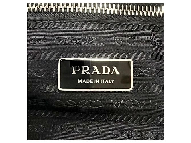 Borsa Tote Prada Spugna in spugna bianca con logo Bianco - vista 6