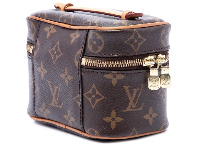 Beauty Case Louis Vuitton Monogram Nice Nano Marrone - vista 2