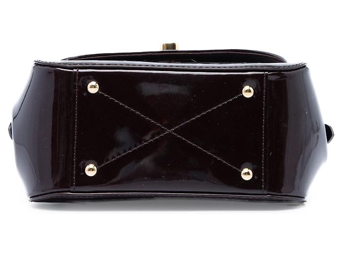 Borsa Satchel Louis Vuitton Monogram Vernis Pasadena Purple Porpora - vista 3