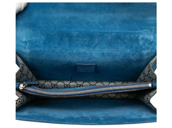 Borsa a tracolla Gucci Medium GG Supreme Blooms Dionysus Beige - vista 4