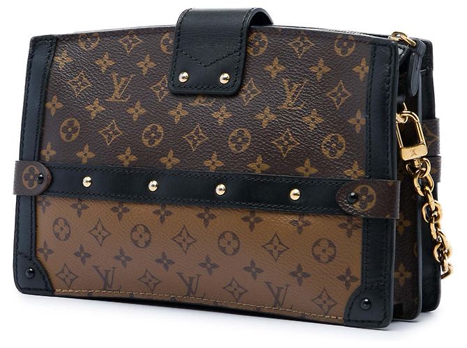 Borsa Clutch e Crossbody Louis Vuitton Monogram Reverse Trunk Marrone - vista 2