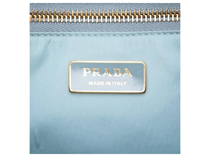 Borsa Prada Tessuto Etiquette nera Nero - vista 5