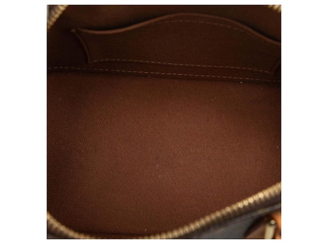Borsa Satchel Louis Vuitton Monogram Alma BB Marrone - vista 4