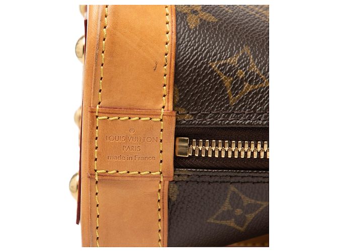 Borsa Satchel Louis Vuitton Monogram Alma BB Marrone - vista 5