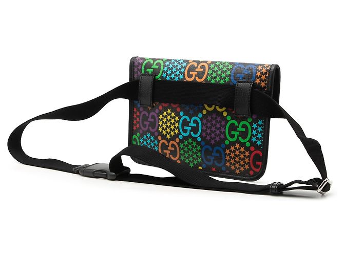 Borsa cintura Gucci GG Supreme Psychedelic Nera Nero - vista 2