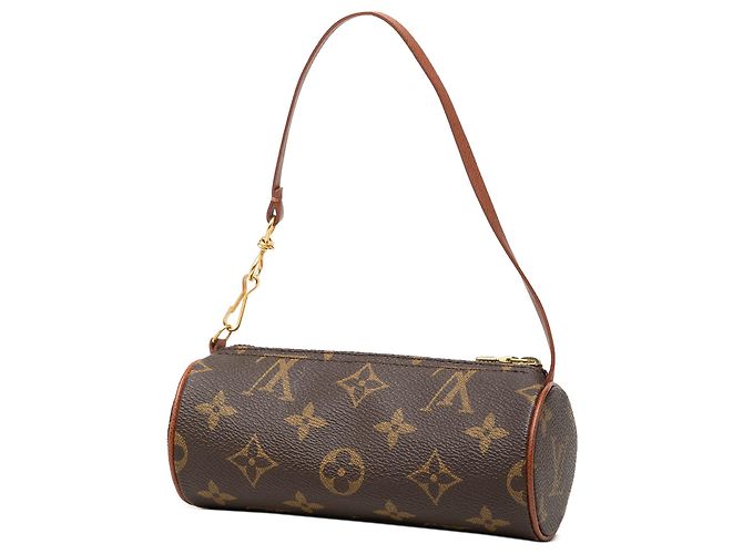 Louis Vuitton Monogram Papillon Pochette Handtasche Braun - Ansicht 2
