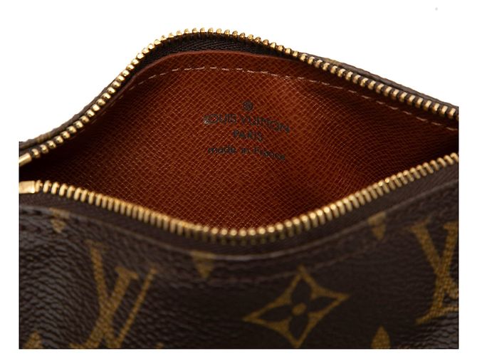 Louis Vuitton Monogram Papillon Pochette Handtasche Braun - Ansicht 5