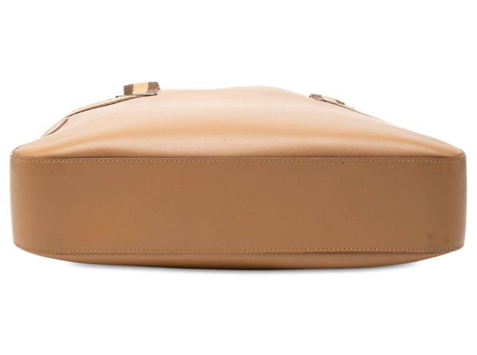 Borsa Gucci Web in pelle di vitello marrone - vista 3