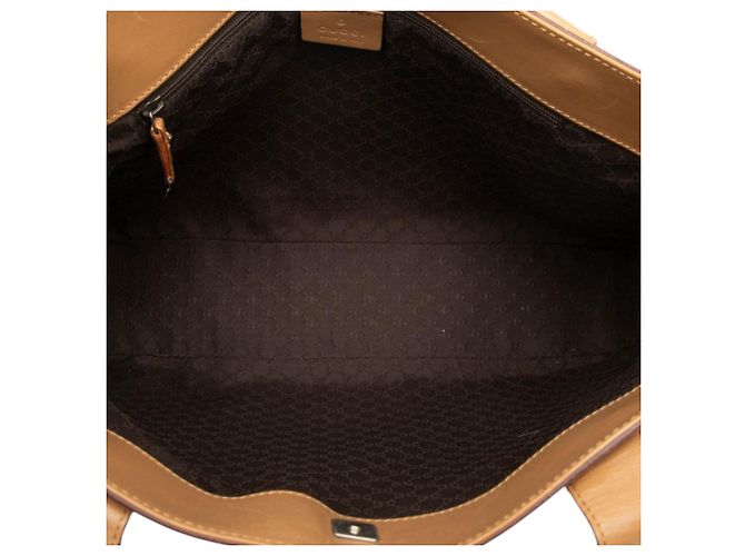 Borsa Gucci Web in pelle di vitello marrone - vista 4
