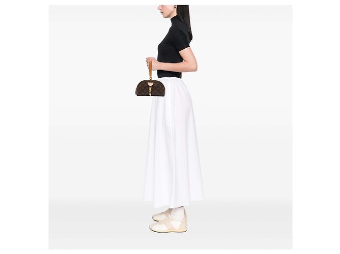 Borsa a pochette Louis Vuitton Monogram Moon Pochette marrone - vista 6