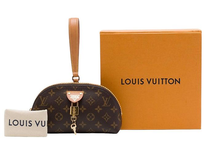 Borsa a pochette Louis Vuitton Monogram Moon Pochette marrone - vista 7