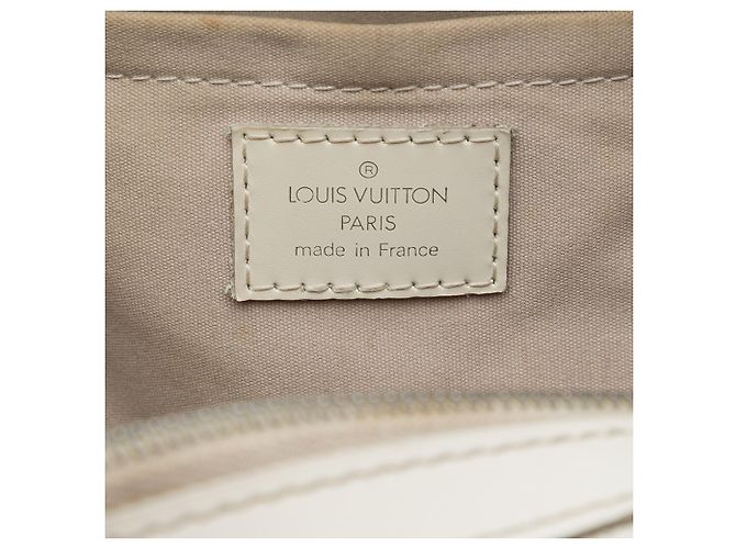 Borsa a mano Louis Vuitton Epi Bowling Montaigne PM Bianca Bianco - vista 5