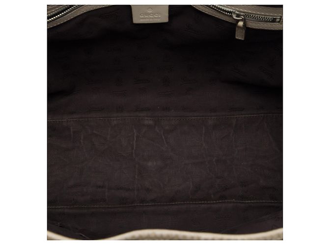 Borsa Tote Gucci Large GG Canvas Twins Beige - vista 4