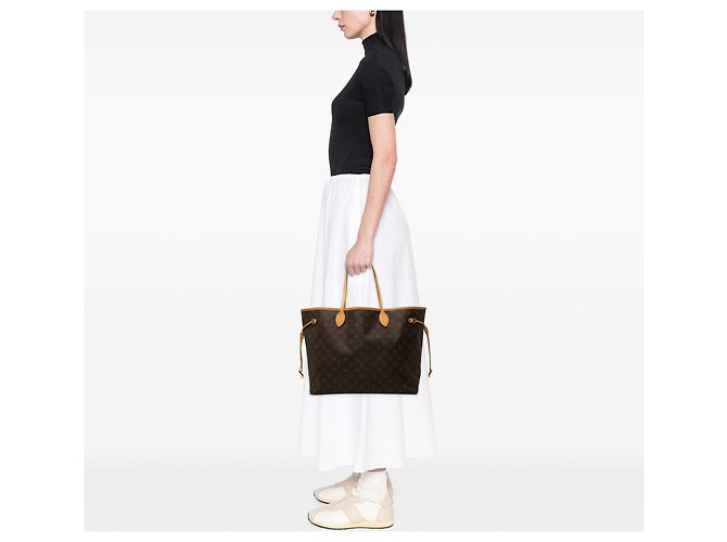 Borsa Tote Louis Vuitton Monogram Neverfull GM Marrone - vista 6