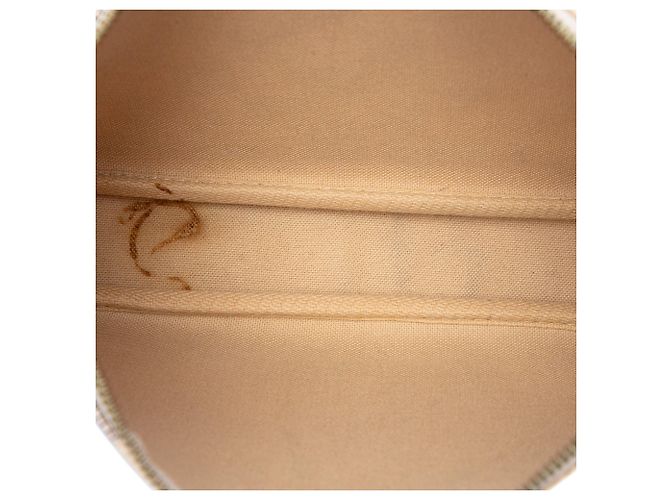 Borsa a tracolla Louis Vuitton Damier Azur Pochette Accessoires Bianca Bianco - vista 4